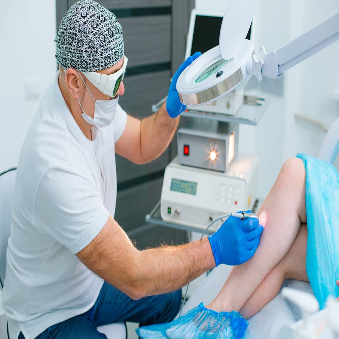 Laser facial vein removal at RAW Aesthetics and Wellness